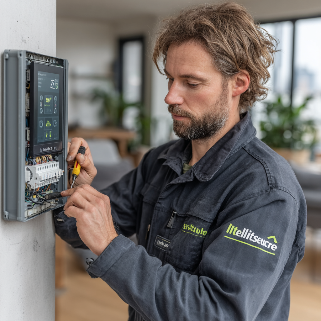 Montaż Smart Home na elewacji domu jednorodzinnego – instalator InteliSecure